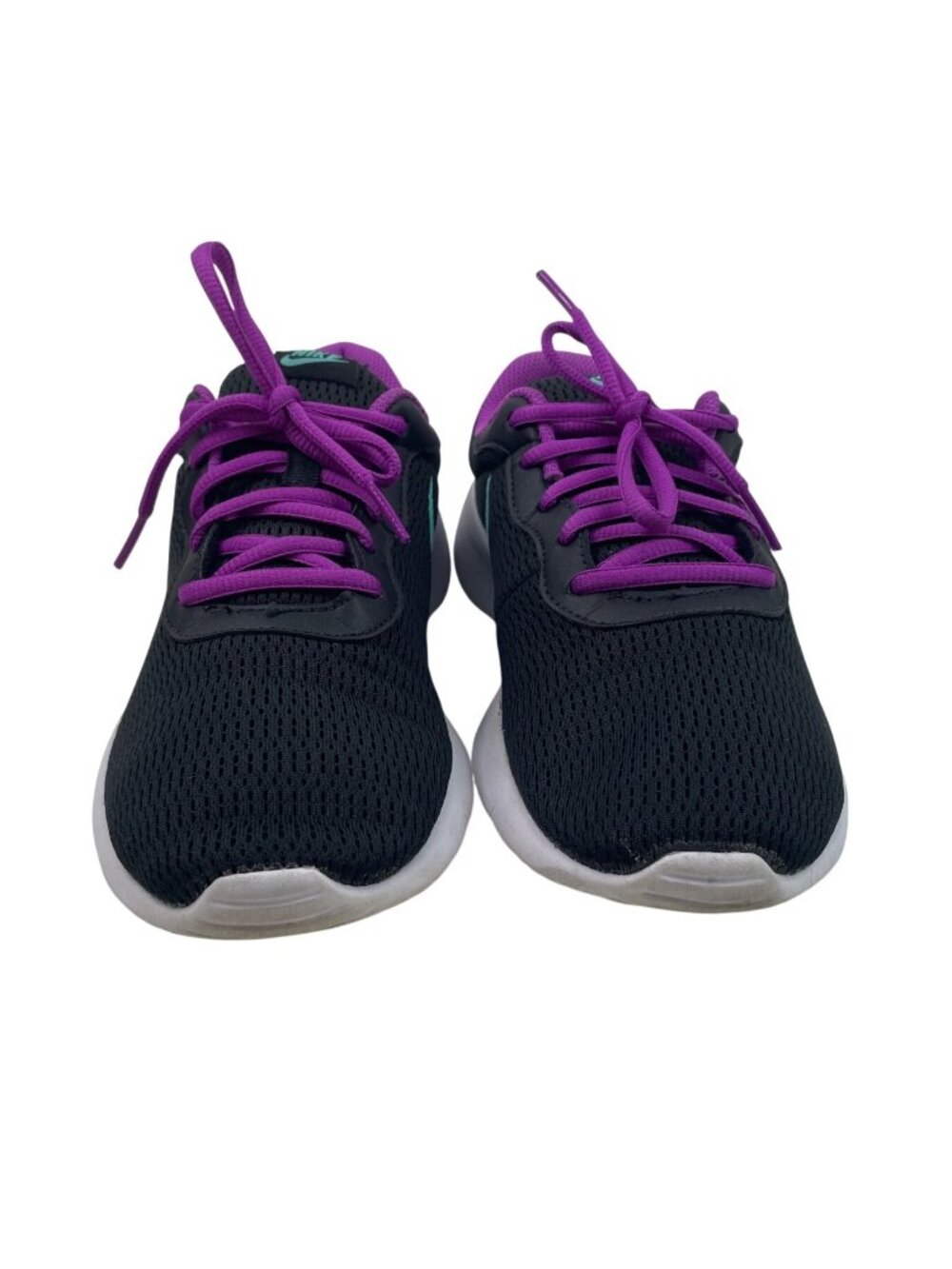 Nike Youth Tanjun Shoes Black/Hyper Purple Size 6Y Lightweight Athletic Sneakers - Picture 3 of 9